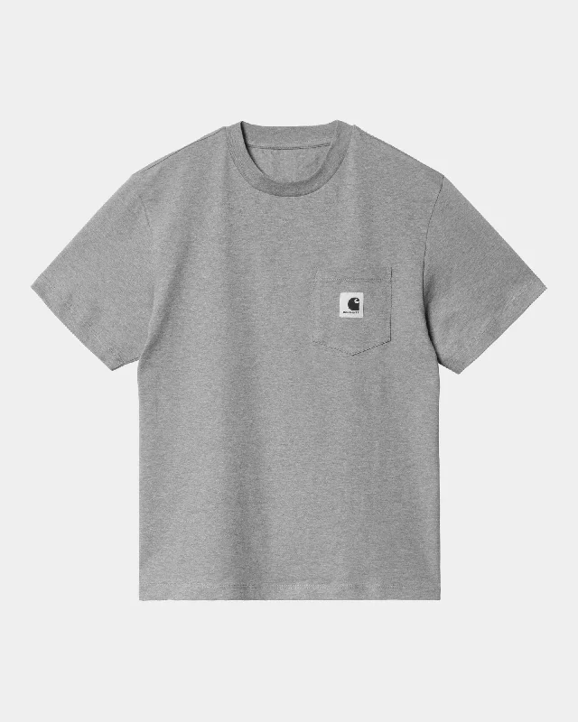 Women’s Pocket T-Shirt | Grey Heather