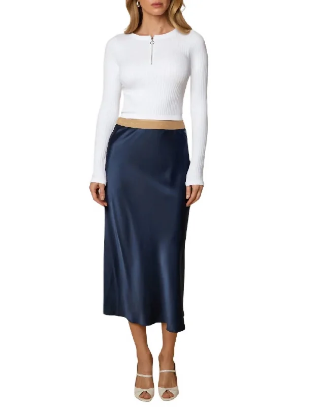 Maxou Skirt In Navy / Black