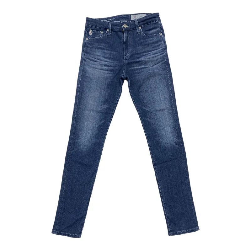 Jeans Skinny By Ag Jeans In Blue, Size: 0