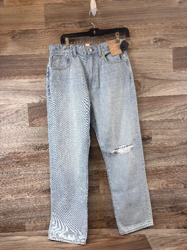 Jeans Straight By Madewell In Blue Denim, Size: 6