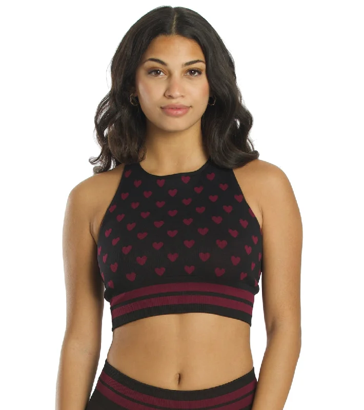 Spiritual Gangster High Neck Jacquard Bra