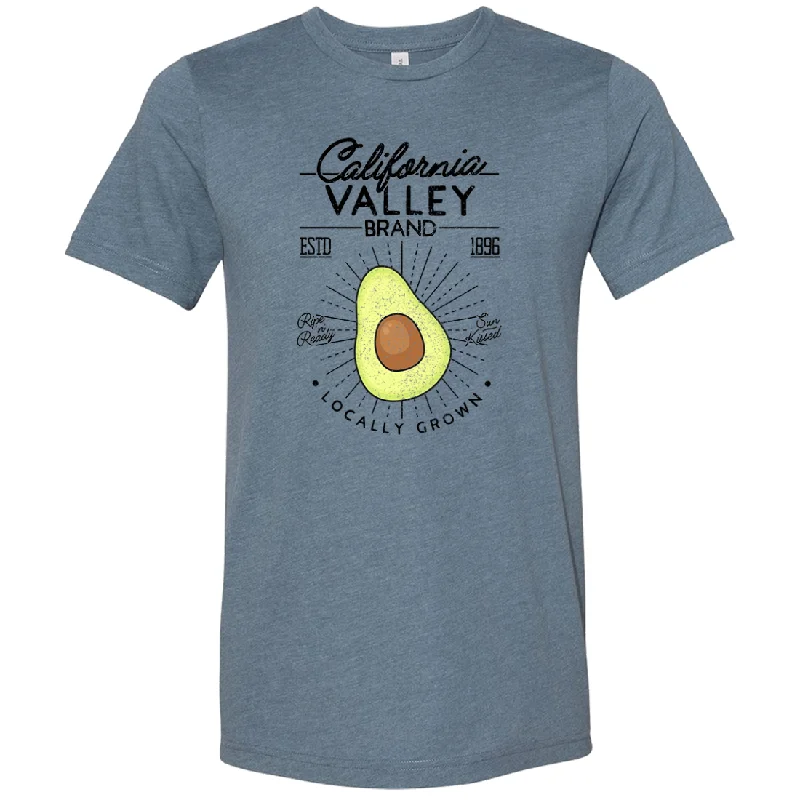 California Grown Avocado Asst Colors Sueded Tee