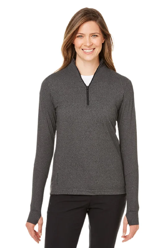 Spyder Womens Spyre UV Protection 1/4 Zip Sweatshirt - Black Frost