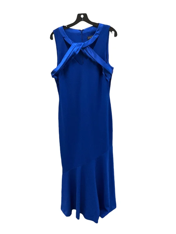 Dress Party Long By Jessica Howard In Royal Blue, Size: L