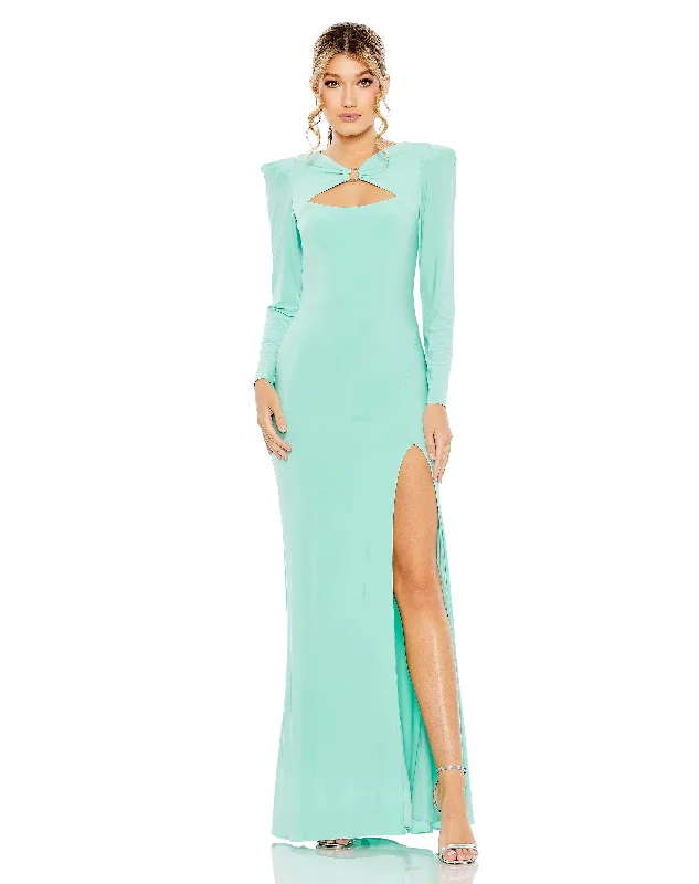 Mac Duggal 42078 Long Sleeve Formal Evening Dress